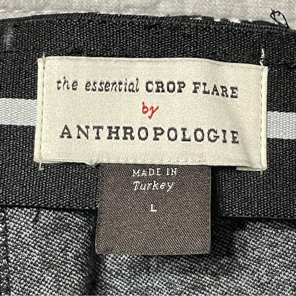 Anthropologie Black and White Cropped Pants - Picture 4 of 15